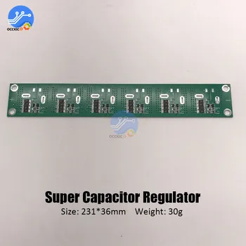 

6 String 2.5V-3V 360-700F Super Capacitor Balancing Protection Board 2.5V-3V 500F 400F 650F Capacitor Balanced