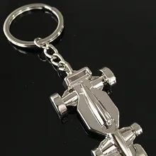 В настоящее время доступны металлические Творческие маленькие подарки модель F1 гоночный автомобиль стерео автомобиль изысканный брелок можно настроить шаблон