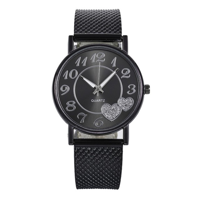 Latest Top Fashion Ladies Mesh Belt Watch Wild Lady Creative Fashion Gift Wrist Watch Bracelet Watches Women Watches Wrist