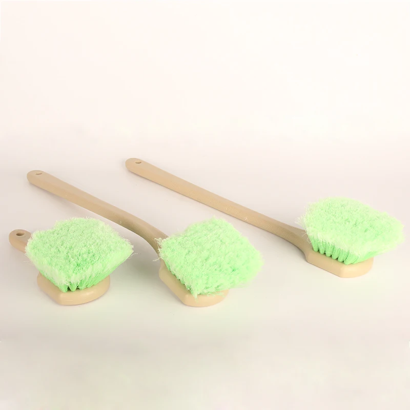 

2019 New 1Pcs Long Handle Soft Hair Scratch-Free Tire Brush Straight/Curved Special Design Brush for Car Clean Tires and Carpets