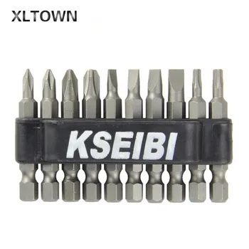 

XLTOWN High-quality 10 sets of batch head electric screwdriver bit rechargeable drill screwdriver head electric screwdriver part