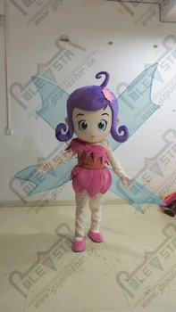 

quality butterfly fairy mascot costumes cartoon dancer girl mascot design