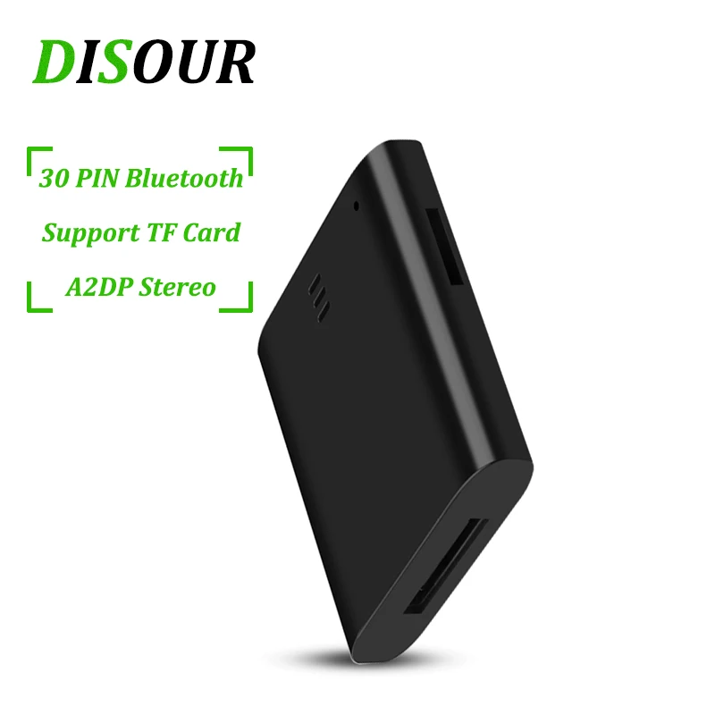 30 PIN Bluetooth Audio Music Receiver A2DP Stereo Support TF Card For iPhone 30Pin Dock Speaker Bose Sounddock Wireless Adapter |