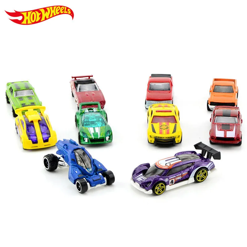 Hot Wheels track ESS BSC 10-Car Pack 1: 64 мини-модель автомобиля детские игрушки для детей Diecast Brinquedos Hotwheels подарок на день рождения 54886