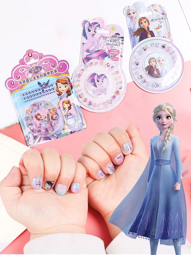 Игрушки для макияжа Холодное сердце 2 Disney девочек Эльза Анна принцесса наклейки