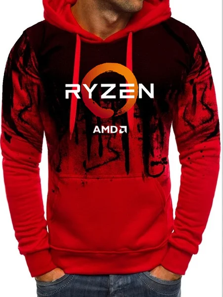 Процессор AMD RYZEN толстовки geek программатор для компьютера ZEN периферийные