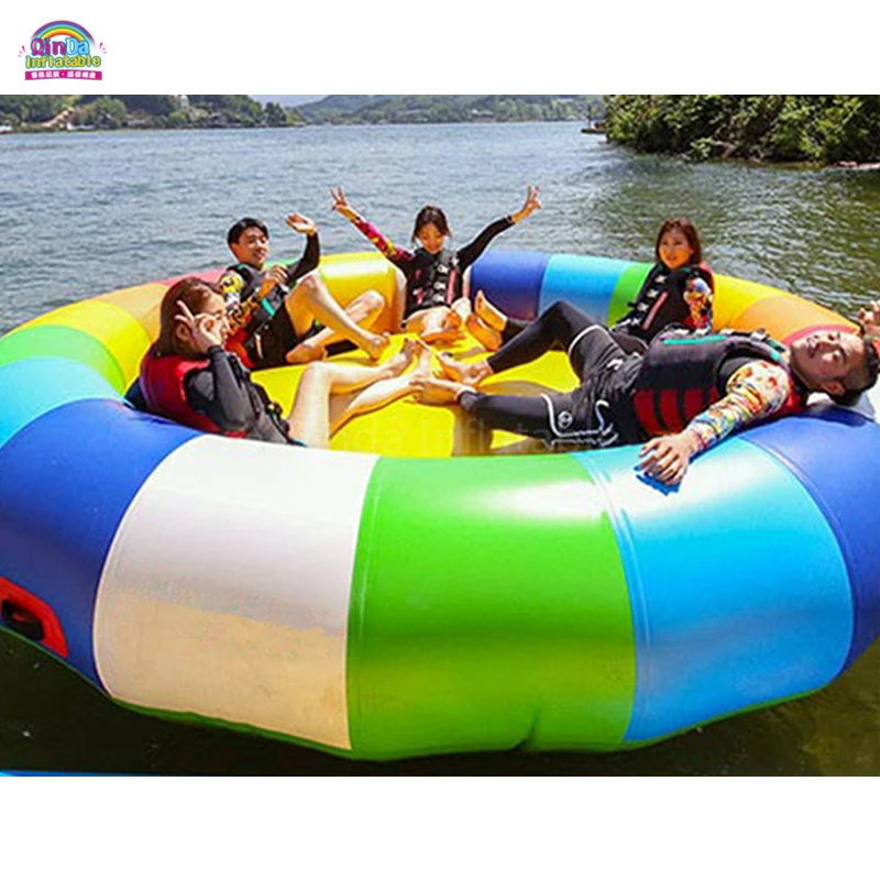 WaterToyInflatableDiscoBoatTowableInflatableFlyingDiscoBoat