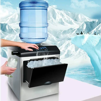 

Automatic Ice Making Machine Commercial Cube Ice Maker Small Business Machinery Ice Ball Machine for Milk Tea Bar Coffee shop