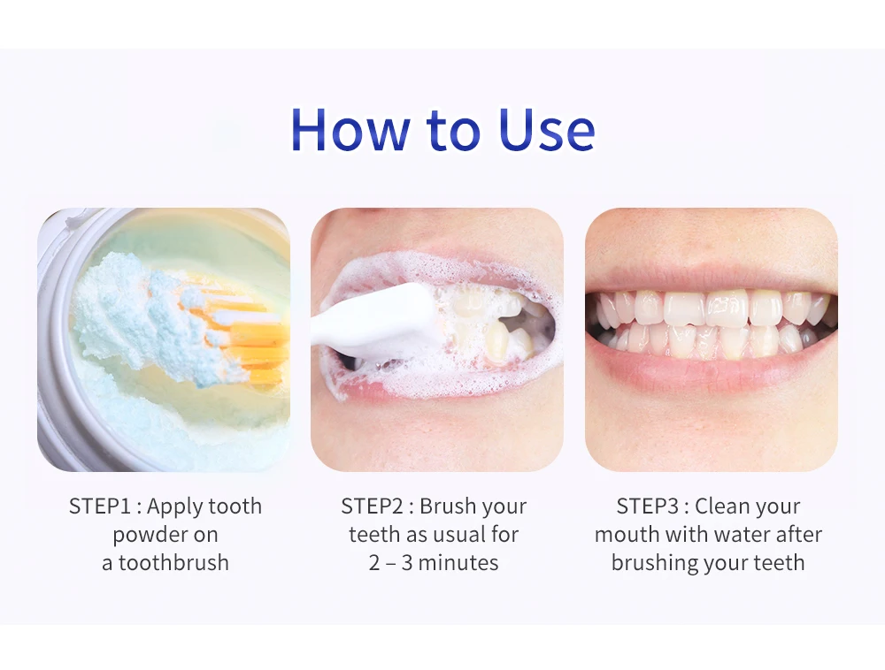 BREYLEE Teeth Whitening Powder Remove Plaque Stains Toothpaste Dental Tools White Teeth Cleaning Oral Hygiene Toothbrush Gel 30g