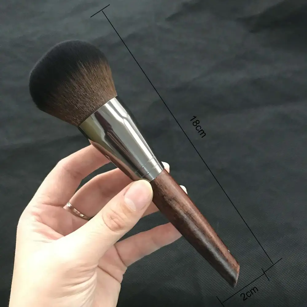 

1PC Super Quality Powder brush Cream for foundation makeup brush Professional portable Wooden makeup brush Cosmetics beauty tool