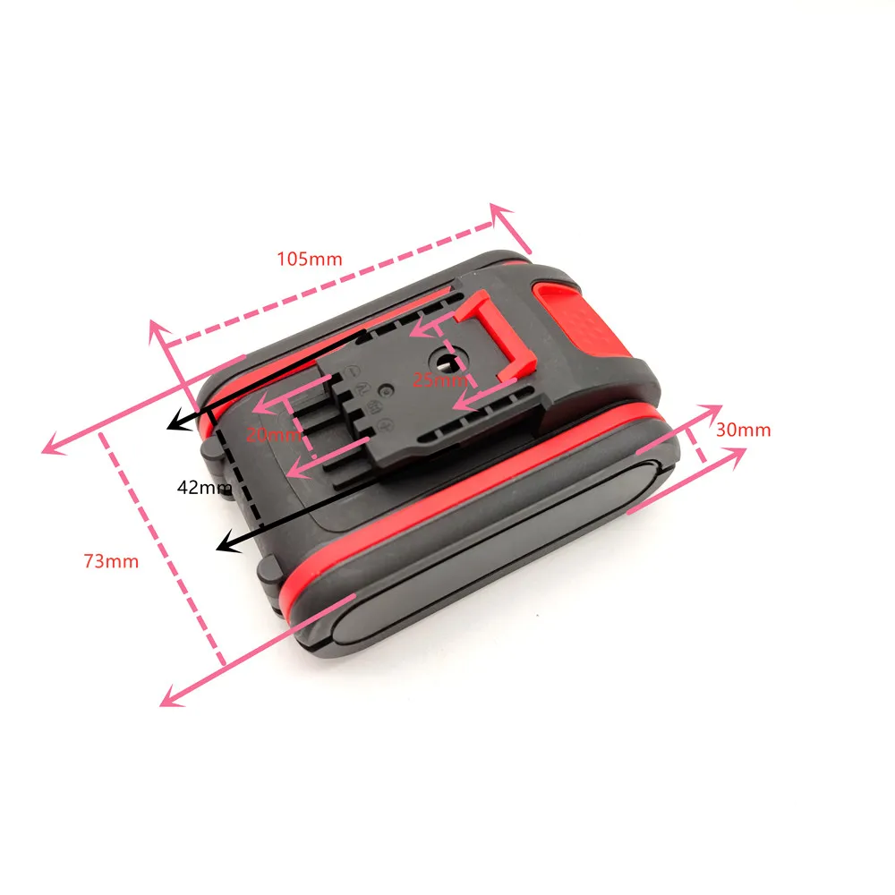 무선 전기 스크루 드라이버 미니 드릴 배터리 케이스, 18V 전동 공구 18650 박스, 소형 5S BMS PCB 포함, 21V