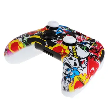 

Popular Silicone Gamepad Cover + 2 Joystick Caps For XBox One X S Controller