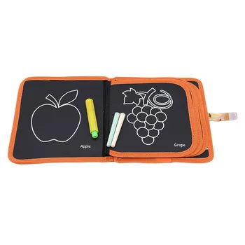 

Baby Doodle Book Dust-free Recyclable Washable Not Torn Drawing Board Cute Animal Style Creative Toys Infant Painting Tools Gift