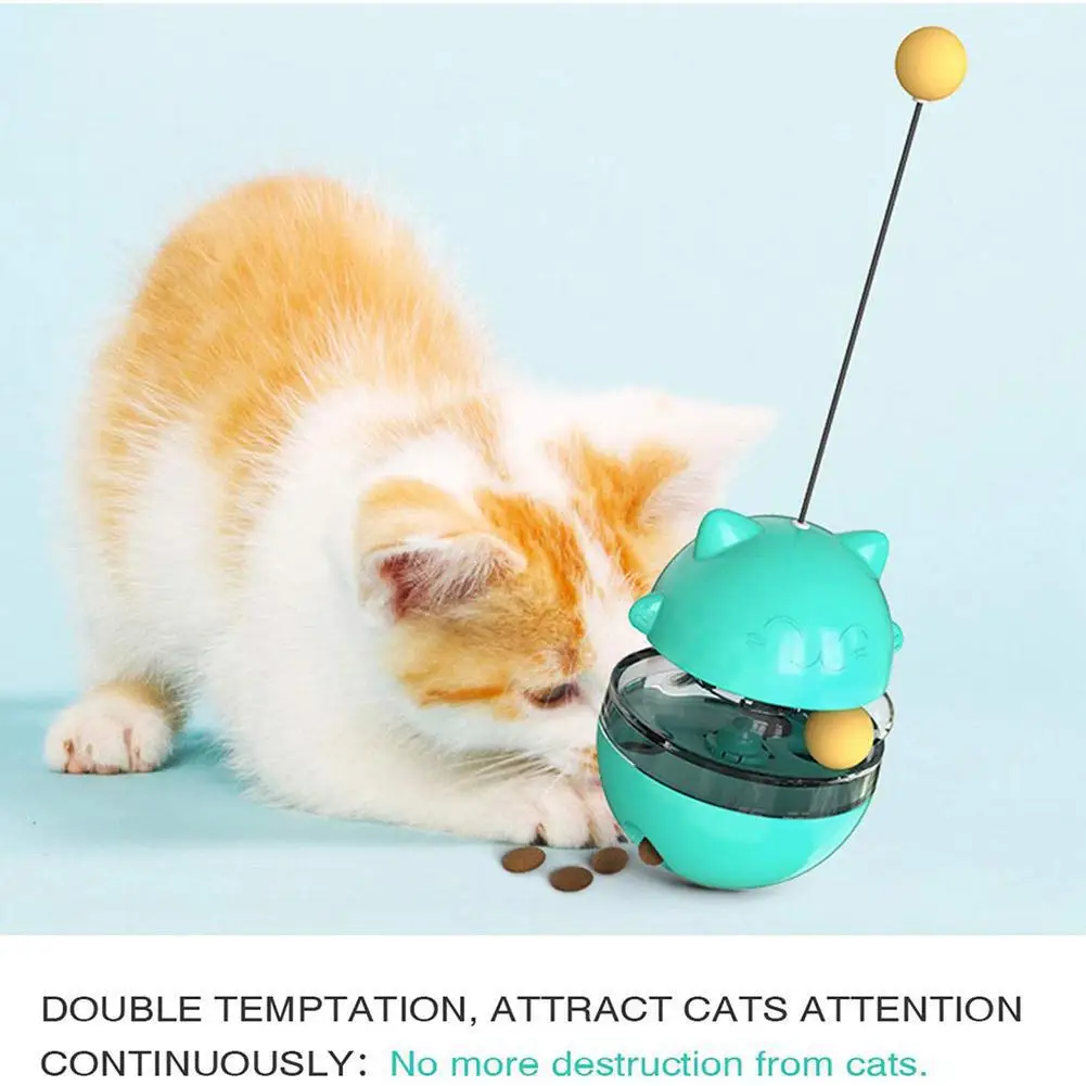 Интерактивная игрушка неваляшка для домашних животных медленная кормушка