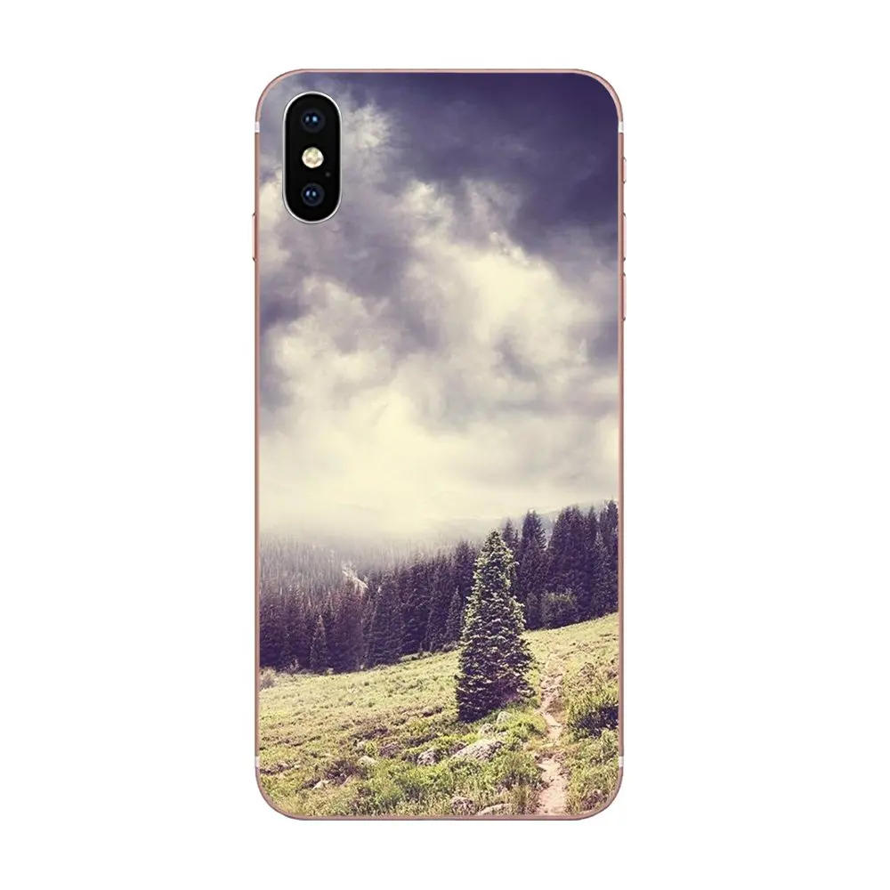 Для huawei P7 P8 P9 P10 P20 P30 Lite Mini Plus Pro TPU Coque чехол для горного леса облака - Цвет: as picture