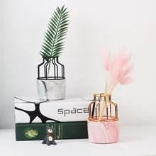 Скандинавская железная Настольная Ваза креативное украшение мульти мясо керамическая бутылка украшение дома аксессуары ваза для украшения интерьера