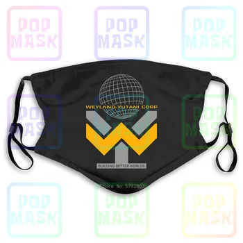 

Dust Mask with Filter Alien Weyland Yutani Corp Aliens Sci Fi Unofficialladies Washable Reusable Mask
