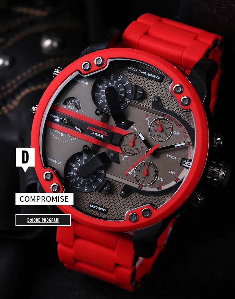 Reloj diesel 3 bar rojo Clearance