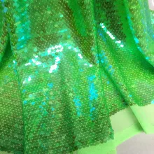 Ширина 130 см трава зеленые блестки ткань блестящая ткань для платьев модная одежда свадебное торжество фон Декор