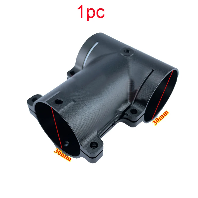 1PC 30 to 30mm Tripod Tee Aluminum Alloy Three-way Joint Carbon Tube T-type Connection Clip Clamp for RC Multirotor UAV Drone | Игрушки и
