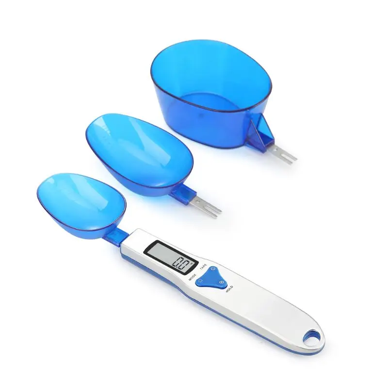 

Digital Kitchen Spoon Scale Accurate Electronic Measuring LCD Screen 500g/0.1g 3 Detachable Heads Food Baking Tool