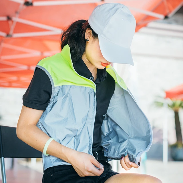 Gilets réfléchissants en cours d'exécution, Gilet de course de nuit  réfléchissant