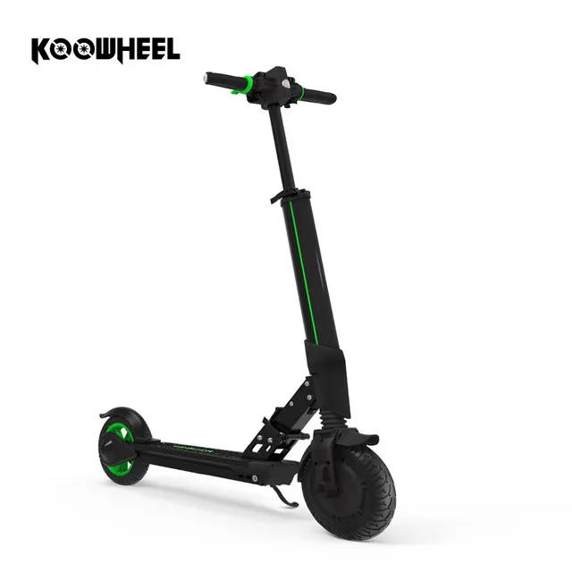 Koowheel E1, электрический самокат для взрослых, складной, длинный, электрический самокат, 6000 мА/ч, литиевая батарея, электрический скейтборд с приложением - Цвет: Green