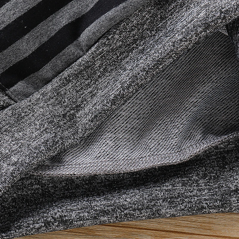 Autumn Baby Boys Clothes New Long Sleeve Striped Hoodie Sweatshirt With Pocket+Trousers Casual Sets for Boy