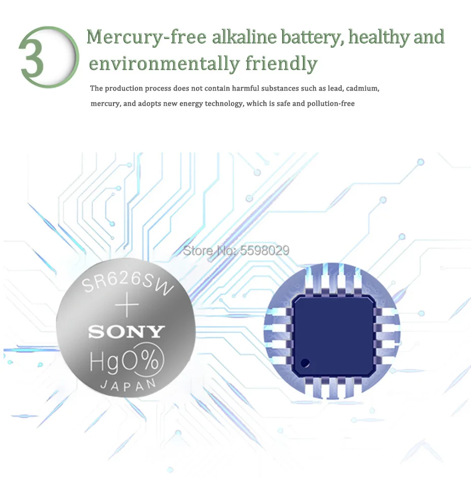 1 шт. батарейки таблетки для SONY AG4 LR626 377 SR626 177|Часовые батарейки| |