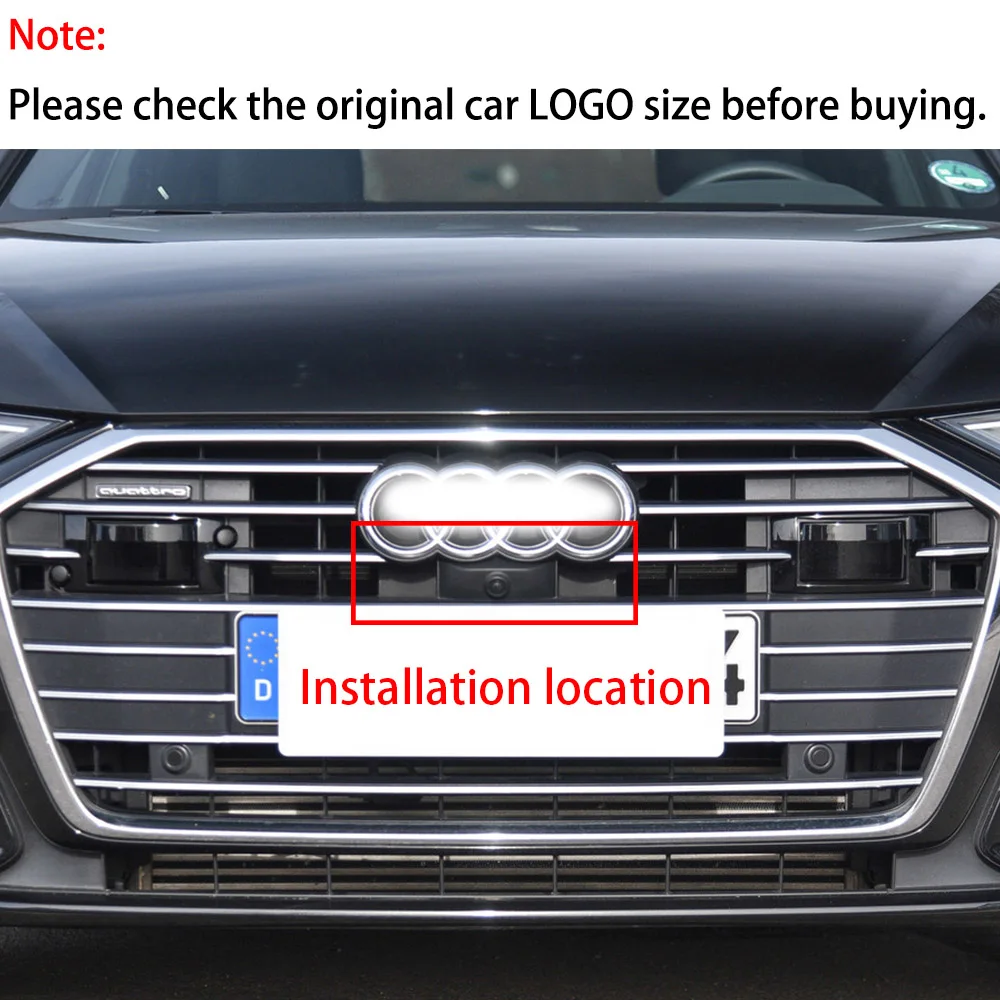 Auto Front View Parkplatz LOGO Kamera Nachtsicht Positive Wasserdicht für Audi  A6 C8 4K 2018 2019 2020 2021 - AliExpress