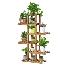 Solid Wood Flower Airs Basin Multi-storey Landing Type Meaty Balcony Decorate Room Built-in Matter