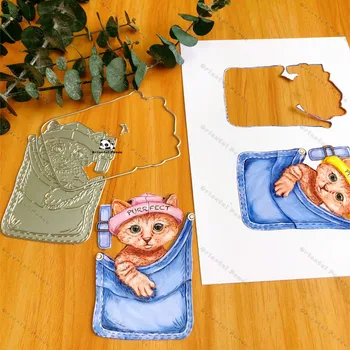 

New Dies 2020 Kittens Metal Cutting Dies diy Dies photo album cutting dies Scrapbooking Stencil Die Cuts Stamps with die