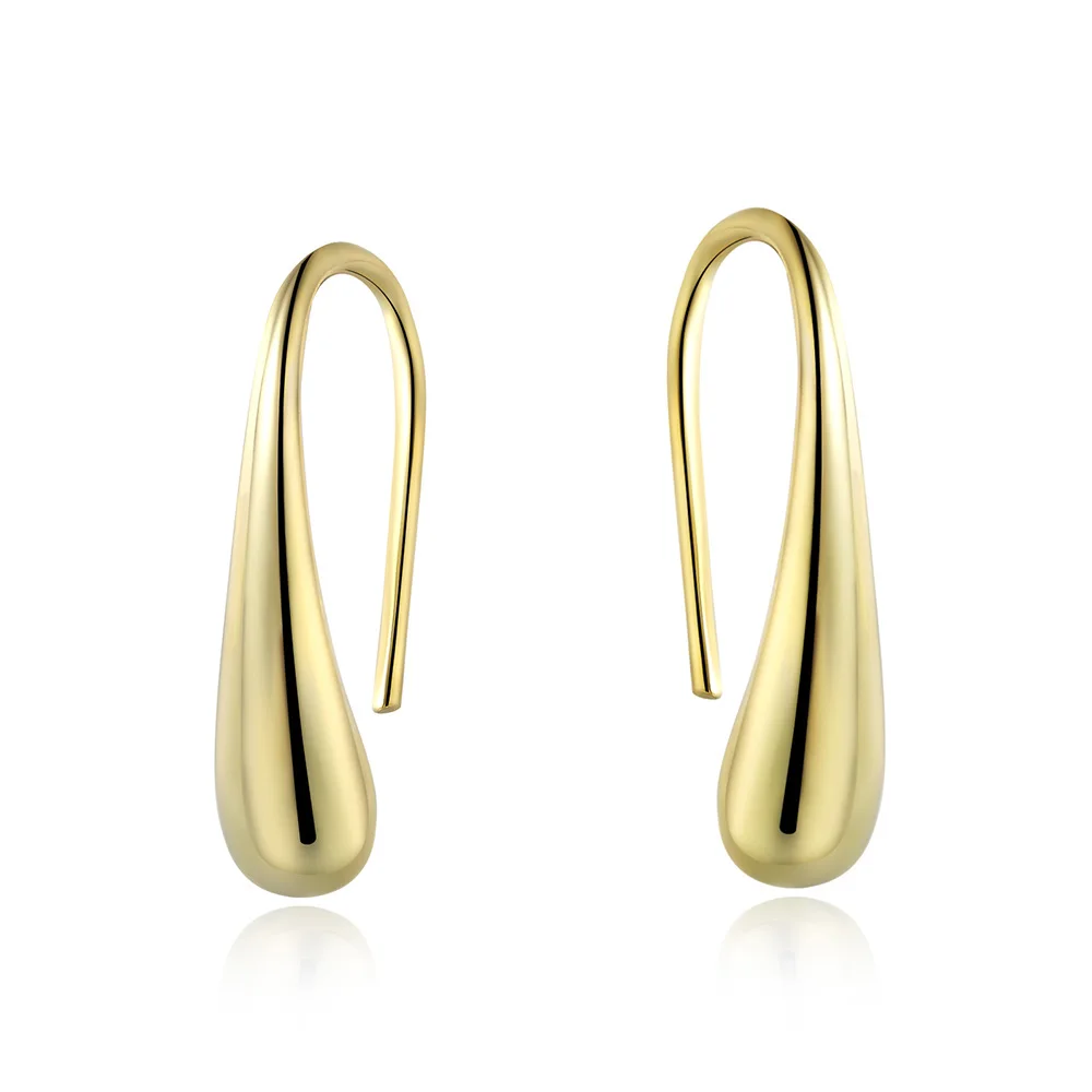 Ear Clip Earrings Clip Earrings Fashion Earrings Water Drop Shape Woman Earrings for Wedding Party Gift Jewelry