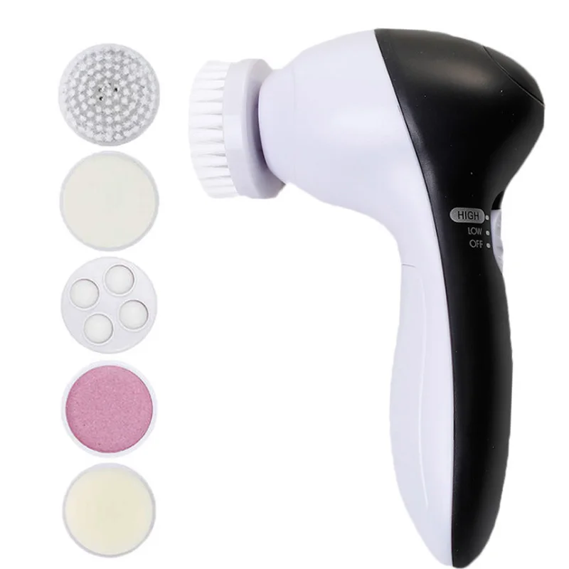 Skin cleansing and massaging device, 5 IN 1 beauty care massager