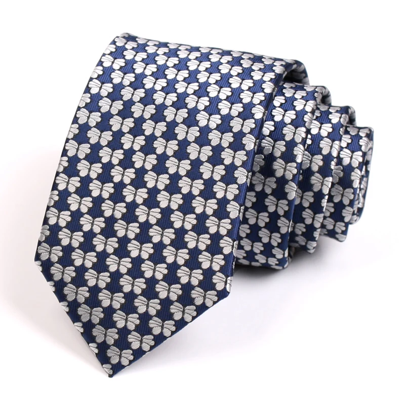 

7CM Geometric Print Ties Gentleman Business Ties 2020 New High Quality Fashion Formal Tie For Men Business Suit Work Necktie