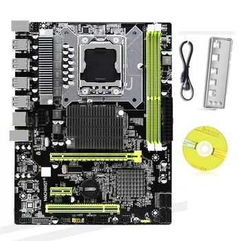 

X58 desktop motherboard LGA1366 support DDR3 REG ECC server memory and Intel xeon processor mainboard