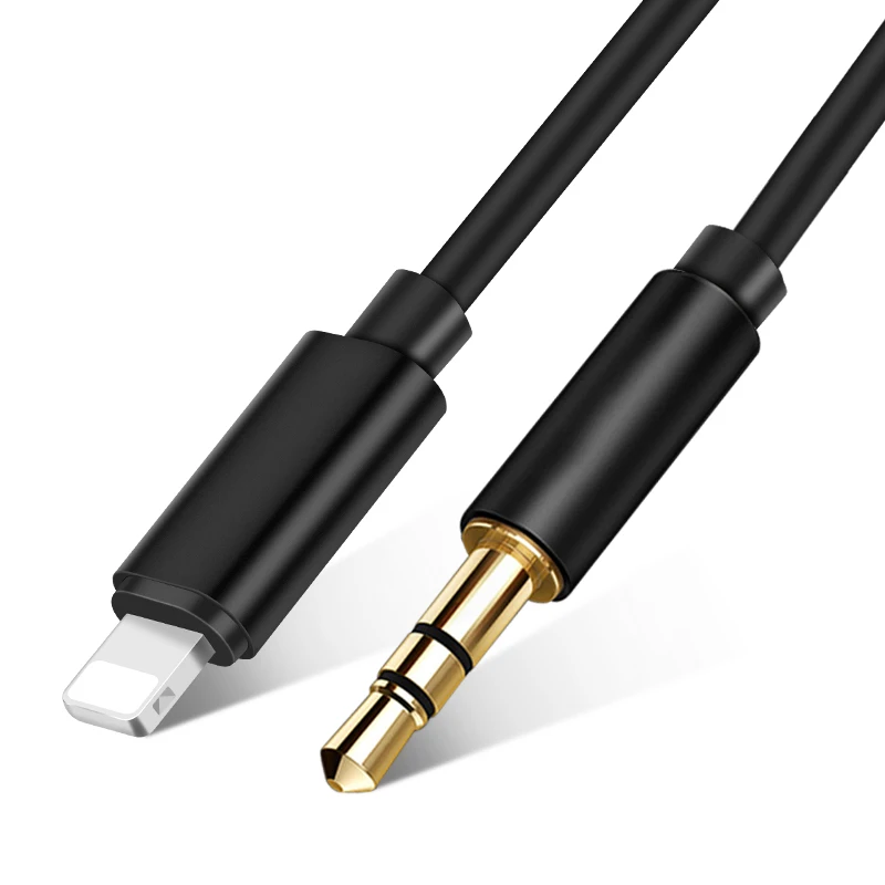 

morinbo Car AUX Cable Audio Cord For iphone X XS MAX XR 7 8 Plus Converter 3.5mm Jack Headphone Adapter AUX Splitter Cables Line