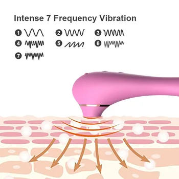 Vibrators for Women Clitoral Sucking Bendable Sex Toy G Spot Nipple Stimulation Massager Breast Silicone Tease Wand for Adult 18 2