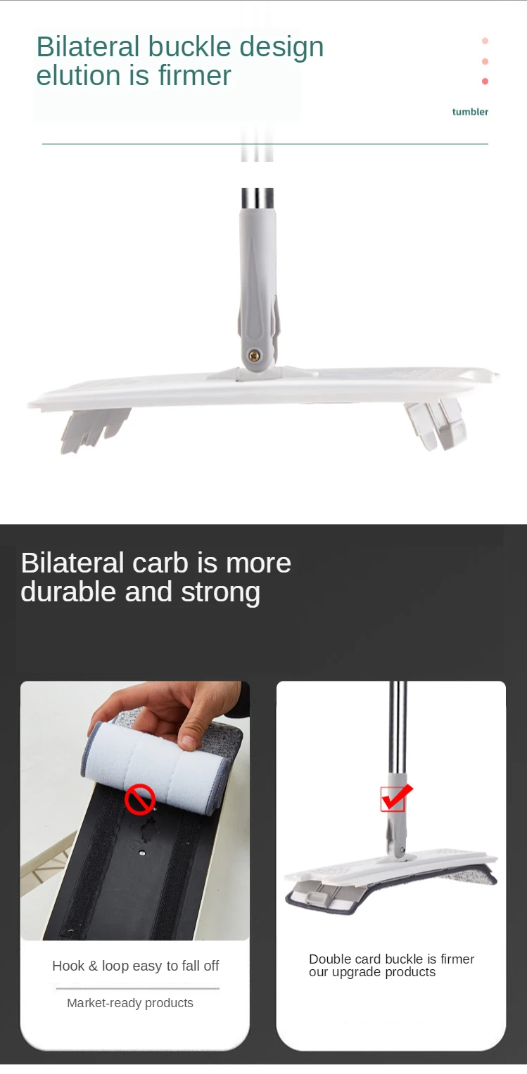 Serpillère,serpillière avec seau, humide et sec, pas de saleté mains libres pour laver le sol