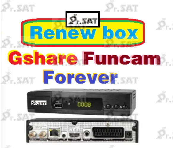DrSAT Original Gshare Forever Funcam renew starsat geant tiger vision digital dvb box only no app included | Электроника
