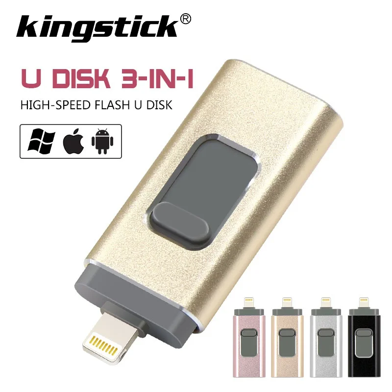 USB флеш накопитель для iPhone OTG 128 ГБ Usb 2 0|USB флэш-накопители| |