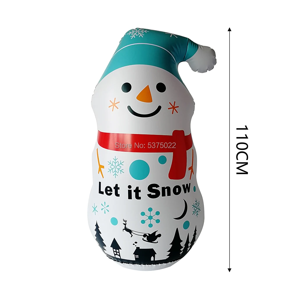 Christmas frosty snowman inflatable decoration for home yard blow up punching bag Tumbler