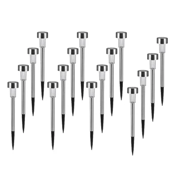 

Solar Lights Outdoor Pathway,16 Pack Solar Lights Outdoor,Garden LED Lights for Landscape Patio Lawn Yard Driveway White