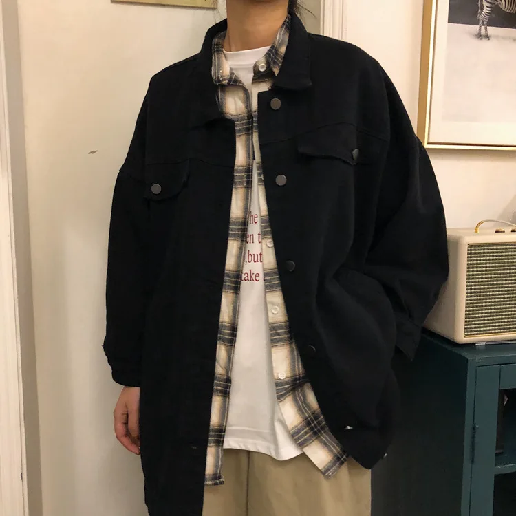 

Photo Shoot 2019 Spring New Style Loose-Fit Students BF Versatile Jacket