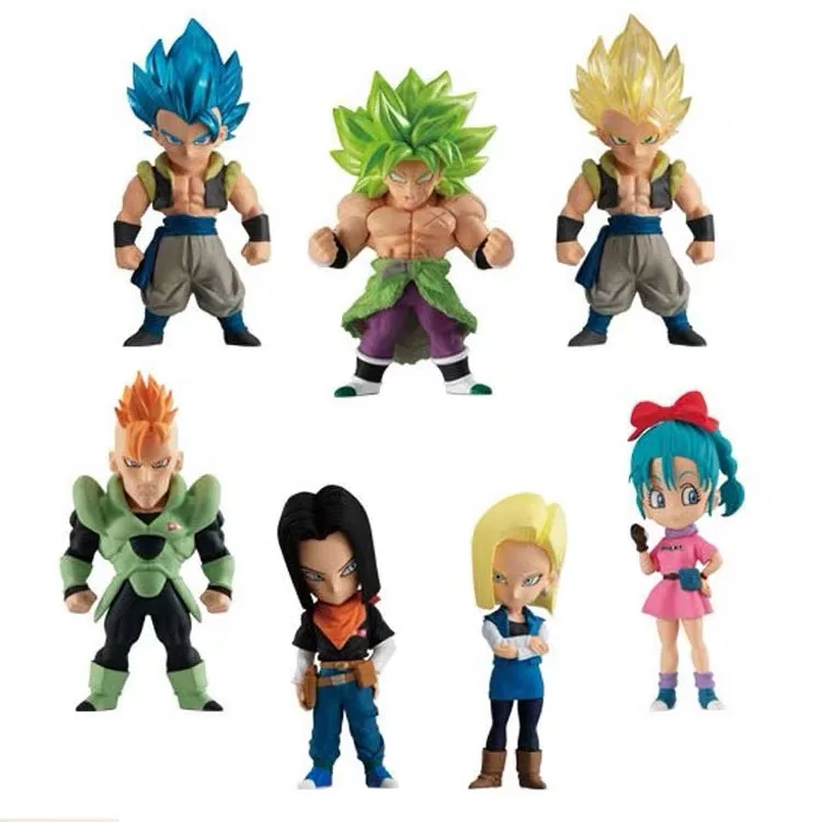 

Presale March Bandai Dragonball Adverge12 Broly Bulma Android 17 Android 16 PVC figure model