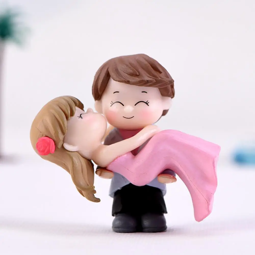 Sweet Couple Wedding Miniature Figurine Decor miniature couple ornament,miniature figurines