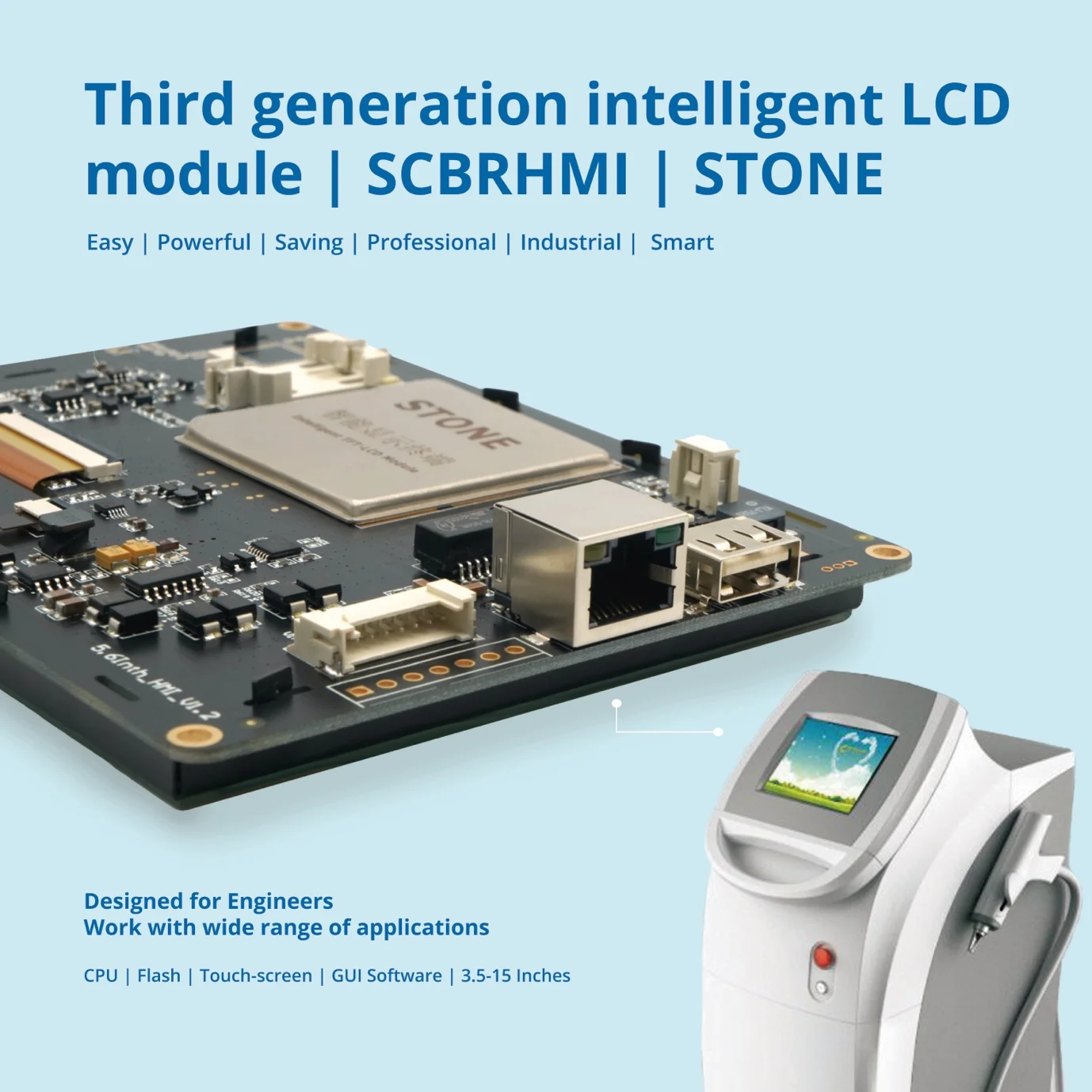 2 5-дюймовый HMI Smart TFT ЖК-дисплей модуль с контроллером + программа UART серийный