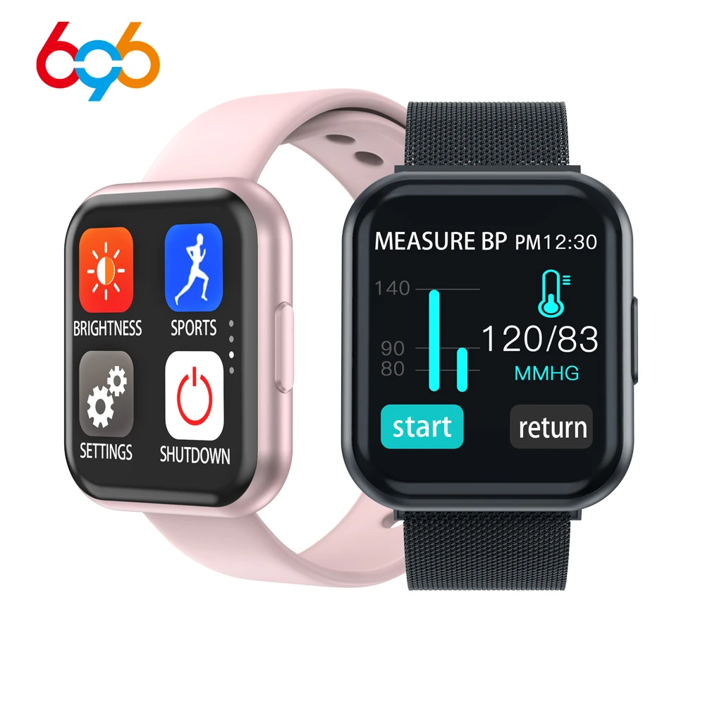 

696 T88 Full Touch Smart Watch Fashion Bracelet Waterproof Fitness Activity Tracker Heart Rate Monitor Swim Sport Smartwatch for