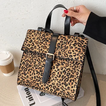 

Fashion Leopard Designer Cute Backpack Women Small Backpack Leather Mini Backpack Travel Trend Backpacks for Women 2020 Bags New