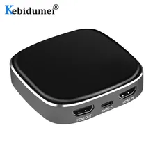 Type C HDMI Карта видеозахвата 4K 60fps Grabber HDMI to type C устройство захвата ключ игровой потоковый прямой поток для Xbox PS4